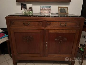 Cassettone & specchiera liberty '900