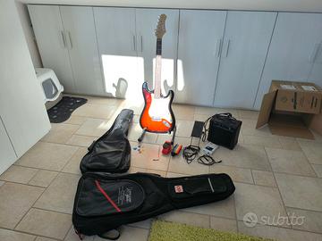 Chitarra elettrica + accessori