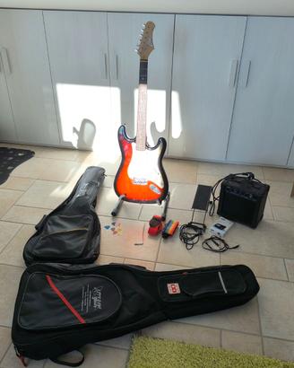Chitarra elettrica + accessori