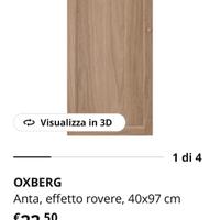 anta Ikea oxberg