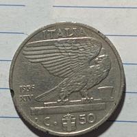 50 centesimi impero 1936 Raro 