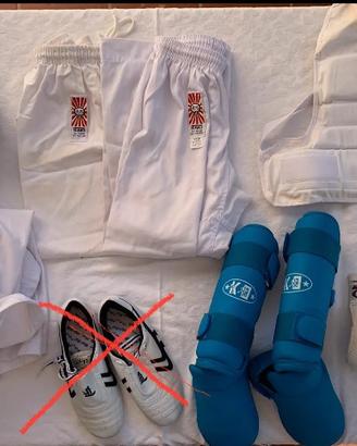 Lotto Attrezzatura Karate Completa Itaki