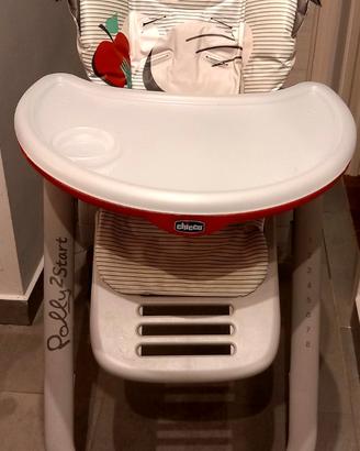 Seggiolone chicco polly 2 start baby elephant