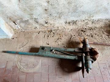 Antica Morsa per falegname in ferro