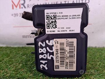 ABS OPEL Insignia Berlina 22757649 A20DTH diesel 1