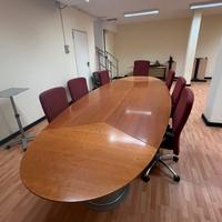 Tavolo riunioni 4000 × 1500 mm in legno