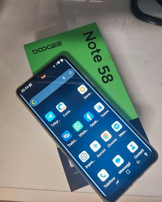 Note 58 Smartphone Android 15 in GARANZIA