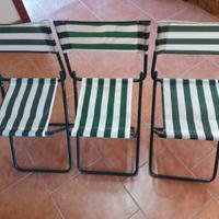 Sedie da pescatore richiudibili