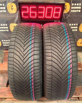 2 GOMME 225 55 19 MICHELIN 4 STAGIONI AL 80%