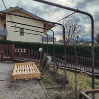 Pergolato in tubi zincati