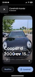 Mini clubman Cooper D