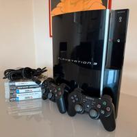 PlayStation 3 FAT  – 5 Giochi – 2 Controll
