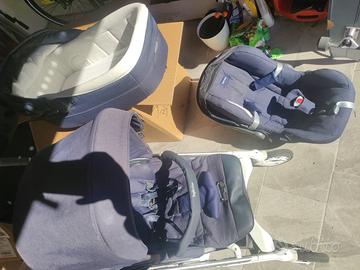 Inglesina system 4 trilogy blue - kit conpleto