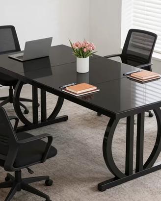 Tavolo / scrivania nero laccato, design moderno