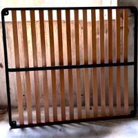 Rete a doghe matrimoniale con piedini