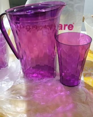 Set caraffa e bicchieri Prisma Tupperware