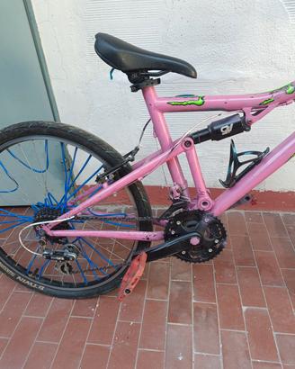 Bici biammortizzata 24"