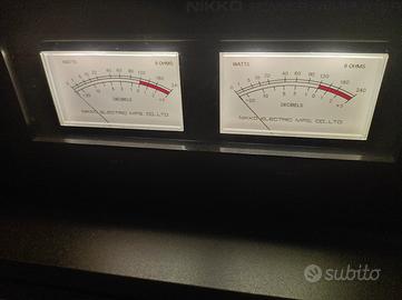 Nikko amplificatore pre + finale made in Japan 