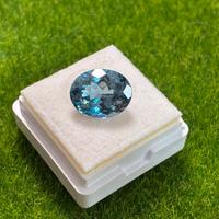 Acquamarina 7.05 ct taglio Ovale certificata