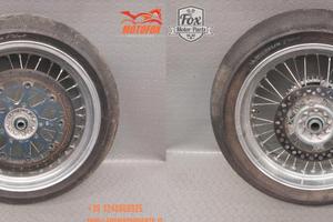 RUOTE MOTARD HONDA CR CRF COPPIA DA 17 STRADALE
