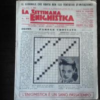 Settimana enigmistica 25 ottobre 1947