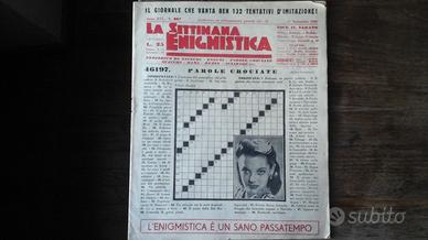 Settimana enigmistica 25 ottobre 1947