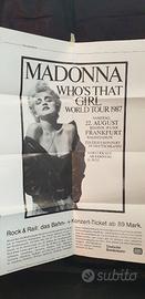 Madonna who's that girl 1987 ferrovie tedesche