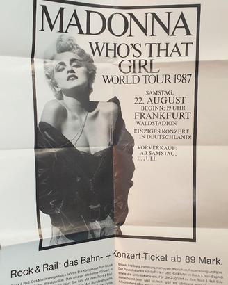 Madonna who's that girl 1987 ferrovie tedesche