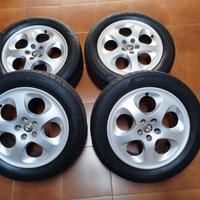 CERCHI IN LEGA 16" E GOMME 205/55 R16 ALFA 147