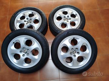 CERCHI IN LEGA 16" E GOMME 205/55 R16 ALFA 147