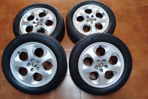 CERCHI IN LEGA 16" E GOMME 205/55 R16 ALFA 147