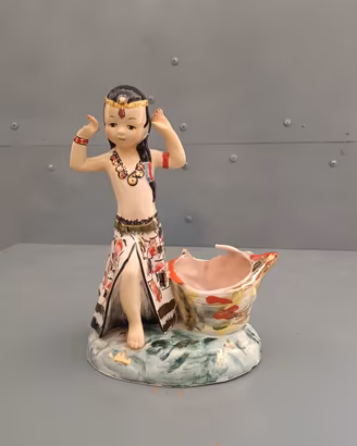 Statuina in ceramica anni 50 