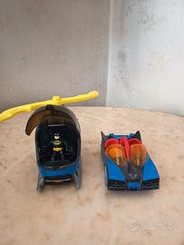 Batmobile e batelicottero Imaginext 