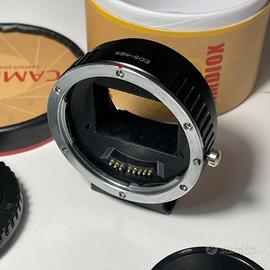 Camdiox Adattatore EF Canon E Sony