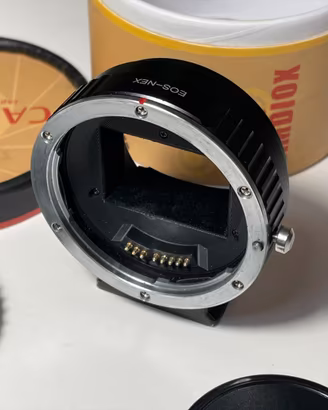 Camdiox Adattatore EF Canon E Sony