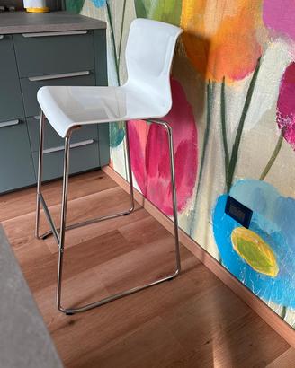 sgabello ikea bianco