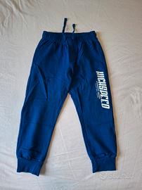 pantalone blu in cotone