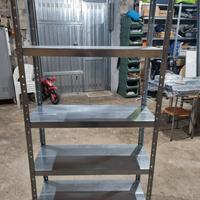 scaffali in alluminio zincato 