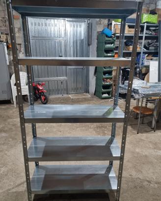 scaffali in alluminio zincato 