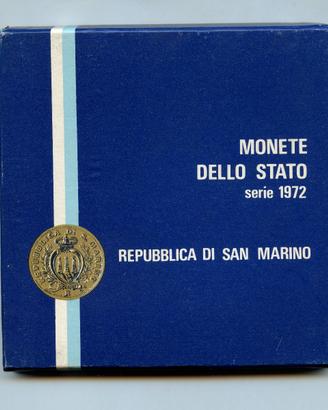 SAN MARINO DIVISIONALE CON 500 L. ARGENTO 1972