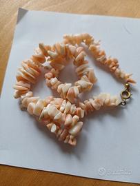 collana simil corallo