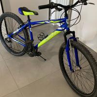 Bici mountain Bike ammortizzata usata pochissimo