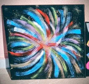 Quadro moderno dipinto a mano 