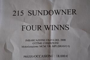  215 Sundowner Four Winns