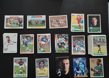 Mega lotto figurine calciatori vintage anni 90
