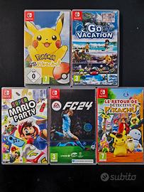 Lotto 5 Giochi Nintendo Switch