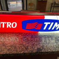 Insegna luminosa centro Tim bifacciale Originale
