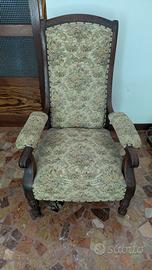 Antica poltrona stile Voltaire
