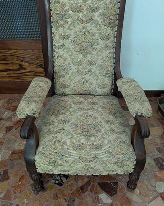 Antica poltrona stile Voltaire