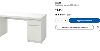 Scrivania IKEA Malm